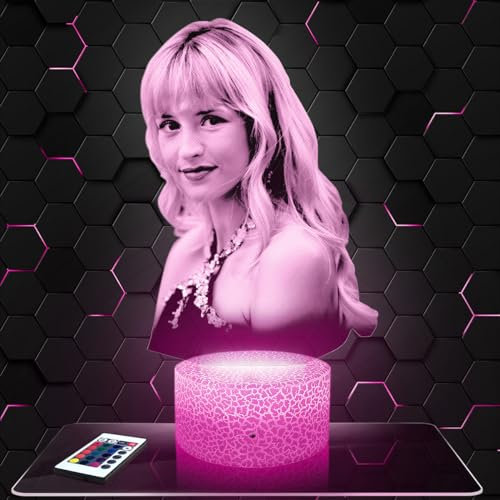 Lampephoto.fr Nachttischlampe - Touch-Nachtlicht Sängerin Angèle 3D-LED-Lampe Illusion, Geschenkidee Weihnachten Geburtstag Junge und Mädchen Nachttischlampe Kinder- oder Erwachsenenzimmer TOP