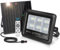 Aigostar Foco Proyector LED Solar con mando a distancia 50w, Blanco Frío 6500K, Foco Solar Exterior Impermeable IP65,Proyector LED Exterior con Brillo y Sincronización ajustables para Jardín,Garaje