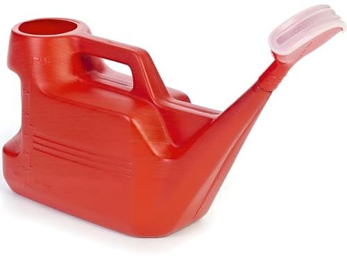 AMK® Ward Weed Control Watering Can Plastic Killer Red Rose Head Spray Sprinkler Durable 7 Litre