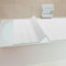 Faltbare Badewannenabdeckung wasserdichte PVC Modern Badewannenbretter 75x170cm Bathtub Tray Brett Badewanne Isolierabdeckung für Fast alle gängigen Badewannen, Hause, SPA Erfahrung, Weiß