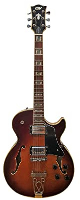 IYV -IJZ-300A TSB Jazz Solid Hollowbody E-Gitarre, Tabak Sunburst