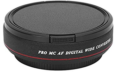 62 Mm Weitwinkelobjektiv 0,45 X Weitwinkelobjektivfilter, Aluminiumlegierung, Glas, Ultradünn, Weitwinkelobjektivfilter 62 Mm, 0,45 X für Kameras und Camcorder