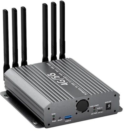 RIYAN Adattatore NGFF M.2 a USB 3.0 Riser di Scheda Doppia Ventole di Raffreddamento Slot per Scheda SIM per Modulo SIM/Micro-SIM/Nano SIM 4G 5G