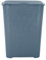 M1SS 1 X Blue 65L Litre Large Laundry Basket with Flip Lid Knit Design Plastic Large Hamper, Washing Baskets Linen Clothes Box Freestanding Sturdy Tall Laundry Sorter Bin Storage for Bathroom, Bedroom