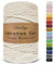 OurTop Premium Makramee Garn Natur, 3mm x 500m Macrame Cord Makramee Schnur Makramee Kordel, Garn für DIY Handwerk, Weben Dekoration, Hängepflanze Pflanze Aufhänger