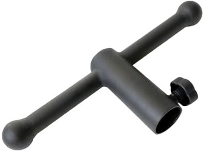 Trenbon Hammer Sleeve Club Grip Landmine Attachment Handle for Exercise Barbell Home Gym Equipment (Black T-Bar 2-inch)