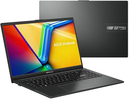 Asus Vivobook Go 15 E1504GA-BQ1205WS 15.6 Pouces FHD PC Portable (processeur Intel N100 jusqu'à 3.4 GHz, 4Go DDR4, 128G UFS 2.1, Intel UHD Graphics, Windows 11 Home Mode S) – Clavier AZERTY
