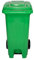 Jardin202 - Cubo de Basura 120 Litros con Pedal y Ruedas | Contenedor de Basura Robusto con PEDAL | 120 L + Bolsas (Verde)