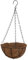 BESCH Macetero Colgante Fibra de Coco Base Acero para Soporte de Macetas de Estilo Cadena para Colgar en habitación, salón o balcón 20 Ø x 10 cm