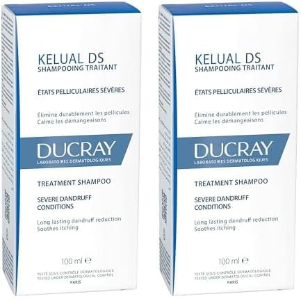 Pierre Fabre Ducray Kelual DS- Anti-Schuppen Shampoo - 100 ml, transparent (Packung mit 2)