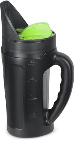 BEAHING Écarteur de graines d'herbe, épandeur de semences, 2, 5 L Tendu à Main, Plusieurs Tailles d'ouverture réglables pour Les Engrais et Les Aliments la Terre, Le sel Neige