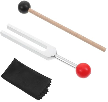 Stimmgabel-set Mit Hammer Aus Aluminiumlegierung Für Meditation Und Therapie Heil-drehgabel