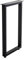 Pieds de table modernes en métal robuste – Remplacement en acier noir pour meubles de bricolage 70/100 cm de haut, design industriel, parfaits pour les tables de salle à manger et tables basses