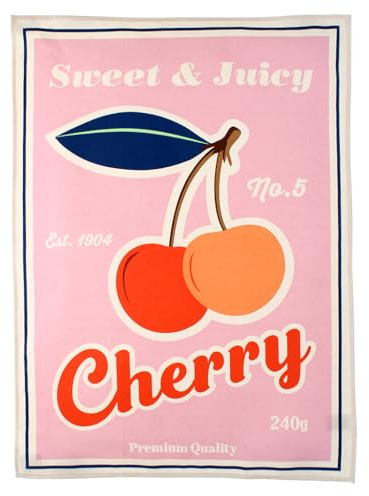 REX London Tea Towel, Cotton Kitchen Hand Towel, teatowel, Vintage Passata | tea towel, kitchen tea towels, teatowels for kitchen, teatowel, dish cloth, drying rag, soft teatowel, towel for home