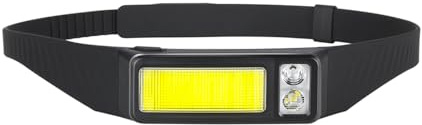 MagicShine Scoutlite CUPO Stirnlicht, wiederaufladbar, 300 Lumen, COB Blendschutz + gemischter Strahl, USB-C (Schwarz)