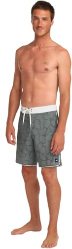 O'Neill 2026 Männer Hyperfreak Mysto Scallop 19-Boardshorts 2800232 - Mulled Basil Mysto Scallop