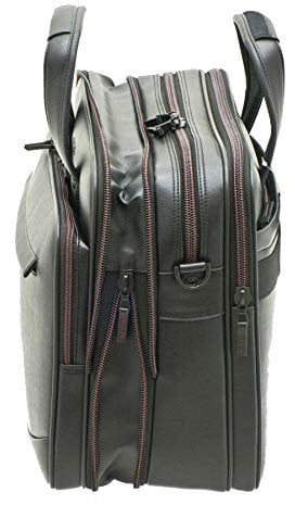 Davidts Aktentasche Flugumhänger Business Laptop-Fach 17´´ 44x33x16 cm Schwarz Bowatex