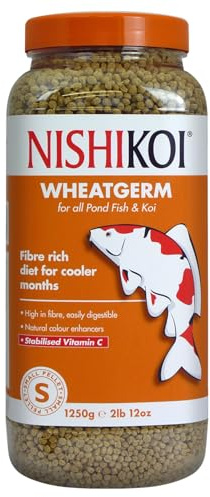 Nishikoi Wheatgerm Complete Food for Koi and Pond Fish - Small Pellets - 1250g