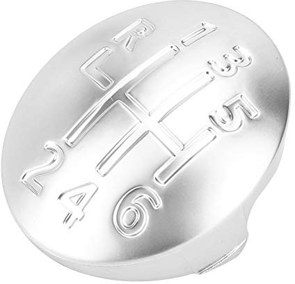 Duokon Schaltknaufkappenabdeckung Manuelle Autokappenabdeckung Hebelschaltung 6 Gang Fit für CLIO SCENIC II