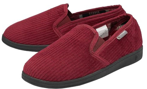 DUNLOP Mens Twin Gusset Brady II MTO - Burgundy - UK 7