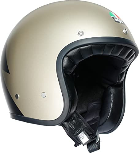 AGV X70 Volt Jethelm (Black/Gold,S (55))