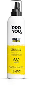 REVLON PROFESSIONAL ProYou Mousse para Cabello, Espuma para Rizos con Fijación Media, Aporta Brillo y Volumen a tus Rizos Definidos y Flexibles, 400ml