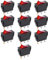 Electrodomésticos KCD3 Interruptor basculante 3 polos 10 piezas para trabajos domésticos Ampliamente utilizado en varios instrumentos de equipos industriales