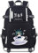 Roffatide Anime Black Butler Backpack Book Bag Laptop School Bag with USB Charging Port And Headphone Port