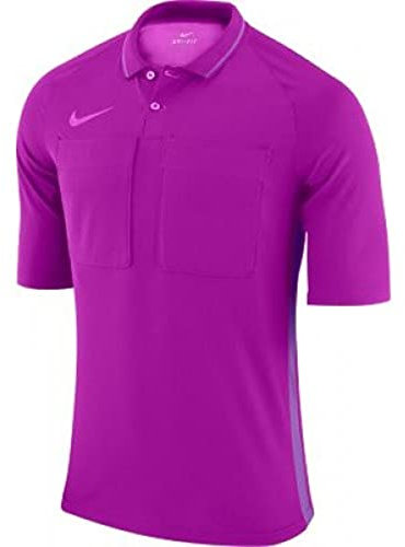 Nike Men's Dry Referee Top S/S Referee Jersey, Mens, AA0735-551, Vivid Purple/Bright Violet/Vivid Purple., XS