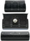 Watch Case for Men - Watch Roll Travel Case - 3 Watches Storage Organizer - Super Black - Mirage Watch Roll Case