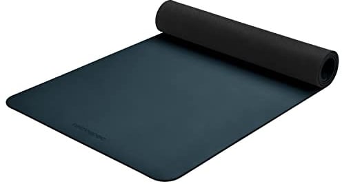 Retrospec Laguna Yogamatte, 5 mm, Fitnessmatte für Damen, Herren und Kinder, rutschfeste und feuchtigkeitsabsorbierende Übungsmatte für Zuhause, Pilates, Yoga und Bodentraining, Ozeanblau