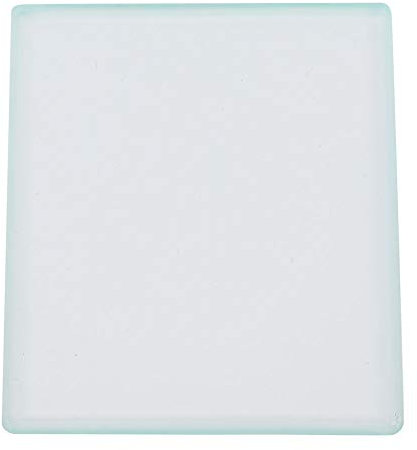 Tyenaza Verre trempé de Polissage du Cuir, Outils d'artisanat en Cuir de Polissage de Verre trempé de Polissage de Cuir, pour Le brunissage 130 x 100 x 8 mm