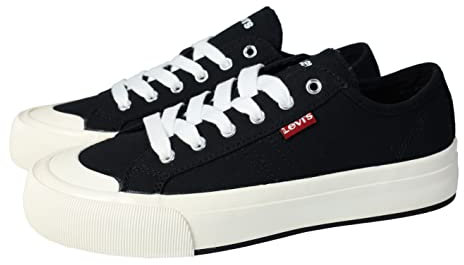 Levi's Hernandez 3.0 S, Sneakers Mujer, Black Normal, 39 EU