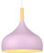 iDEGU Lampadario a Sospensione Retrò 24cm Lampada a Soffitto in Legna Metallo Moderna LED Lampada a Sospensione Stile Scandinavo Plafoniera per Soggiorno Sala da Pranzo Camera da Letto (Viola)