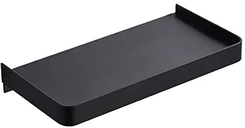 Biutimarden Duschablage Ohne Bohren,Anti Rutsch Oberfläche Selbstklebend Wandhalterung aus Edelstahl Duschregal Rostfreier für Bad Dusche und Küche Badzubehör Aufbewahrungsregal(19CM, Schwarz)