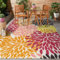 TALETA Outdoor Teppich, Tepich für Aussenbereich, Outdoor Carpet, Balkon Teppisch, Bunter Outdoorteppich Terrasse, Groß: 120 x 170 cm