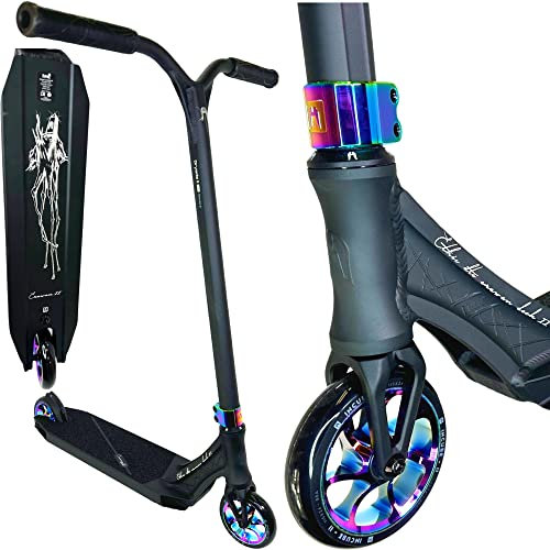 F26 Ethic DTC Erawan I Pandora I V2 Stunt-Scooter I Höhe 80-90cm I Leichter I Park I Hybrid I Street I Tret I Trick I Kinder I Roller I Lightweight I Freestyle (Erawan V2, Neochrome, M 85cm)