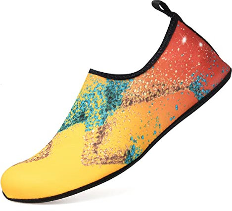HYDLONGR Herren Damen Leichtgewicht Barfuß Aqua Socken Schnell Trocknend Barfuß Strand Wasser Schuhe Wasser Sport Schwimmen Schuhe Yoga Socken Schuhe Y-3 12 UK / 13 UK
