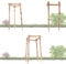 BooGardi Baum Rankhilfe Bausatz · 9 Größen · 2 Pfähle Höhe 90cm · Baumbestigung mit Baumpfahl · Baumstütze · Kletterhilfe für Bäume und Sträucher