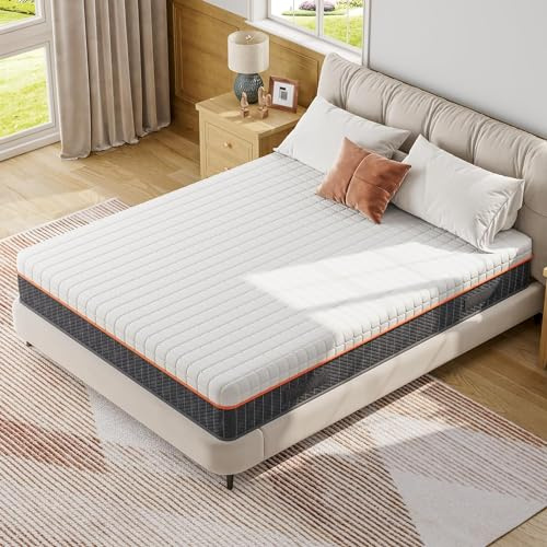 Vesgantti Matratze 140x200 cm Ergonomischer Kaltschaummatratze 7-Zonen Höhe 16cm Mittelfest Öko-Tex Zertifiziert mit Atmungsaktiver Bezug