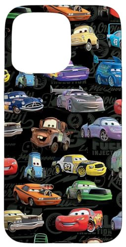 iPhone 15 Pro Max Disney PIXAR Cars Pattern Print Case