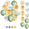 30 Stk Rente Deko Ballon Set - Ruhestand Luftballons Endlich Rentner - Renteneintritt Geschenke
