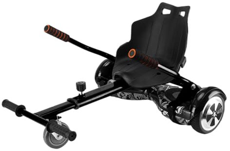 Hoverboard Con Sedile Sedile Hoverboard | Attacco Kart Hoverboard | Compatibile Con Monopattino Autobilanciante - Misura Regolabile Da 6,5 A 10 Per Bambini E Adulti