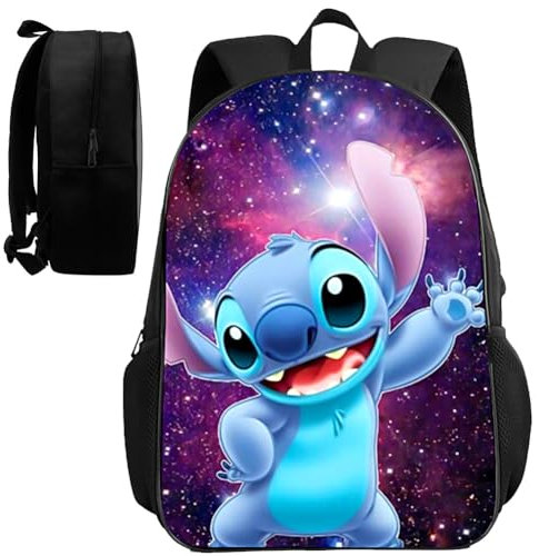 IFHDO Stiitcch Rucksack, Stiitcch Anime Rucksack, Stiitcch 3D Cartoon Schulrucksack für Mädchen Rucksack Schultasche Kinder für Erwachsener Kinder Jungen Rucksack Mädchen Rucksack