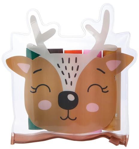 Lulubug Wachsmalstifte | Weich wie ein Lippenstift, Ohne Abfärben | Hohe Deckkraft, Tempera Farben | Ideal für dunkle Untergründe, Glas & Leinwände | Super Soft Wachsmaler ab 3 Jahren, Rentier