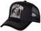 King Kerosin Herren Trucker Cap Kappe Man In Black Legende Künstler Country Music 50S Vintage Retro Mesh Snapback Johnny Man In Black