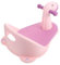 ifundom Badewannensitz Für Kleinkinder Rutschfester Stabiler Babystuhl Mit Tierischem Design Für Sicheres Baden Geeignet Für Neugeborene Und Junge Mädchen Pferd-style Rosenpink