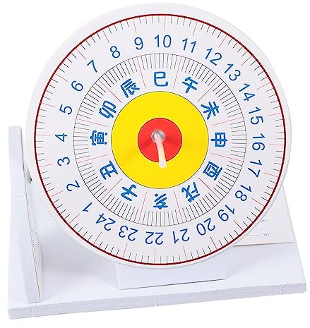 DRESSOOS Scientific Sundial Clock Model Traditional Solarium Time Measurement Instrument for Home Decor Educational Use Outdoor Display