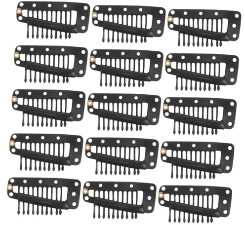 LALADEFIEE 20pcs Extension Clips Hair Styling Clips for Extensions Wigs for Girls