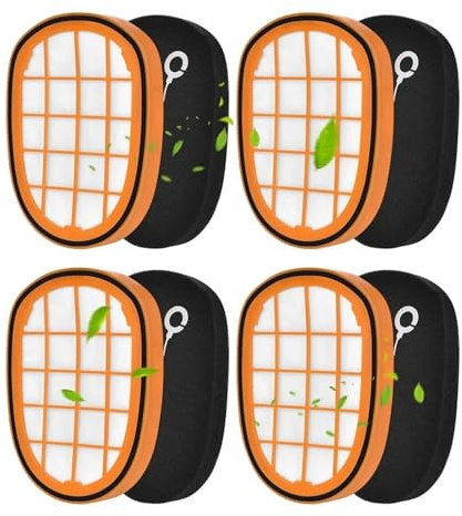 Lot De 4 Filtres De Rechange For Aspirateur À Main Philips Speed Pro Max Aqua FC6812 FC6813 FC6822 FC5005/01